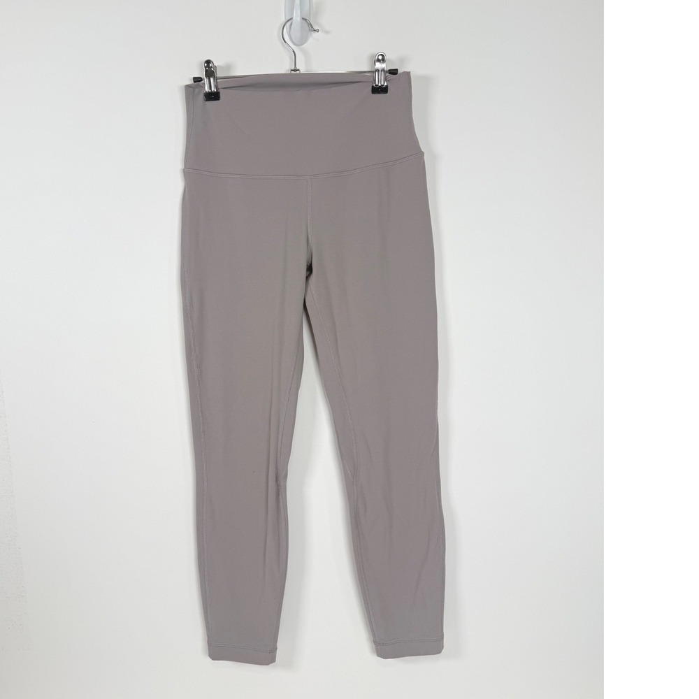 Lululemon Align Pant II Leggings Women's 8 Nulu High Rise 25 Inch 7/8 Yoga Grey